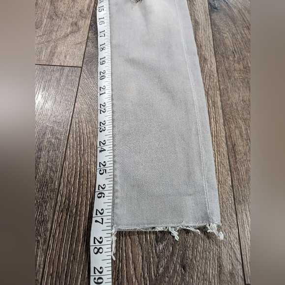 Express Size 2 Supersoft Skinny Jeans Leggings Jeggings Grey Distressed Stretchy - Picture 5 of 7